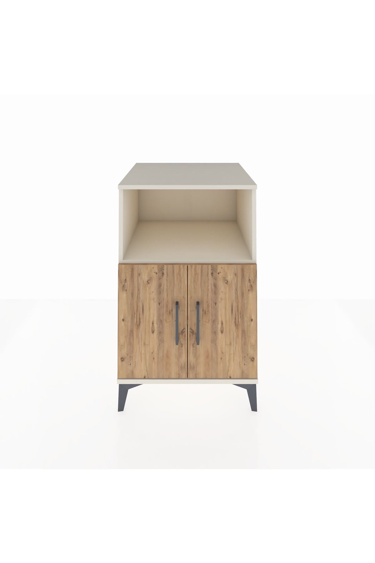 Kronos Komodin 2 Raflı 2 Kapaklı 60x59x96 - S80M036V3C