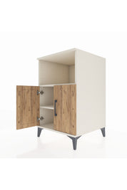 Kronos Komodin 2 Raflı 2 Kapaklı 60x59x96 - S80M036V3C