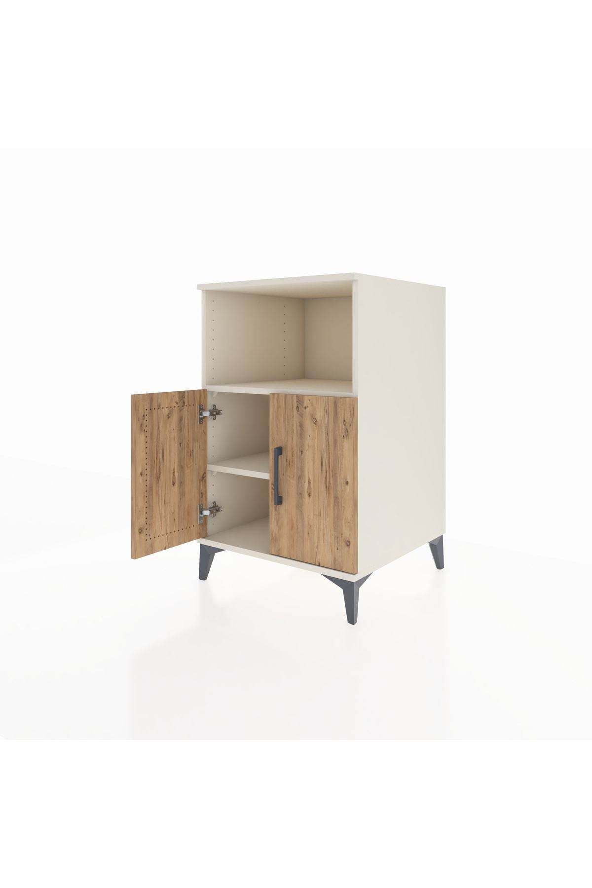 Kronos Komodin 2 Raflı 2 Kapaklı 60x59x96 - S80M036V3C