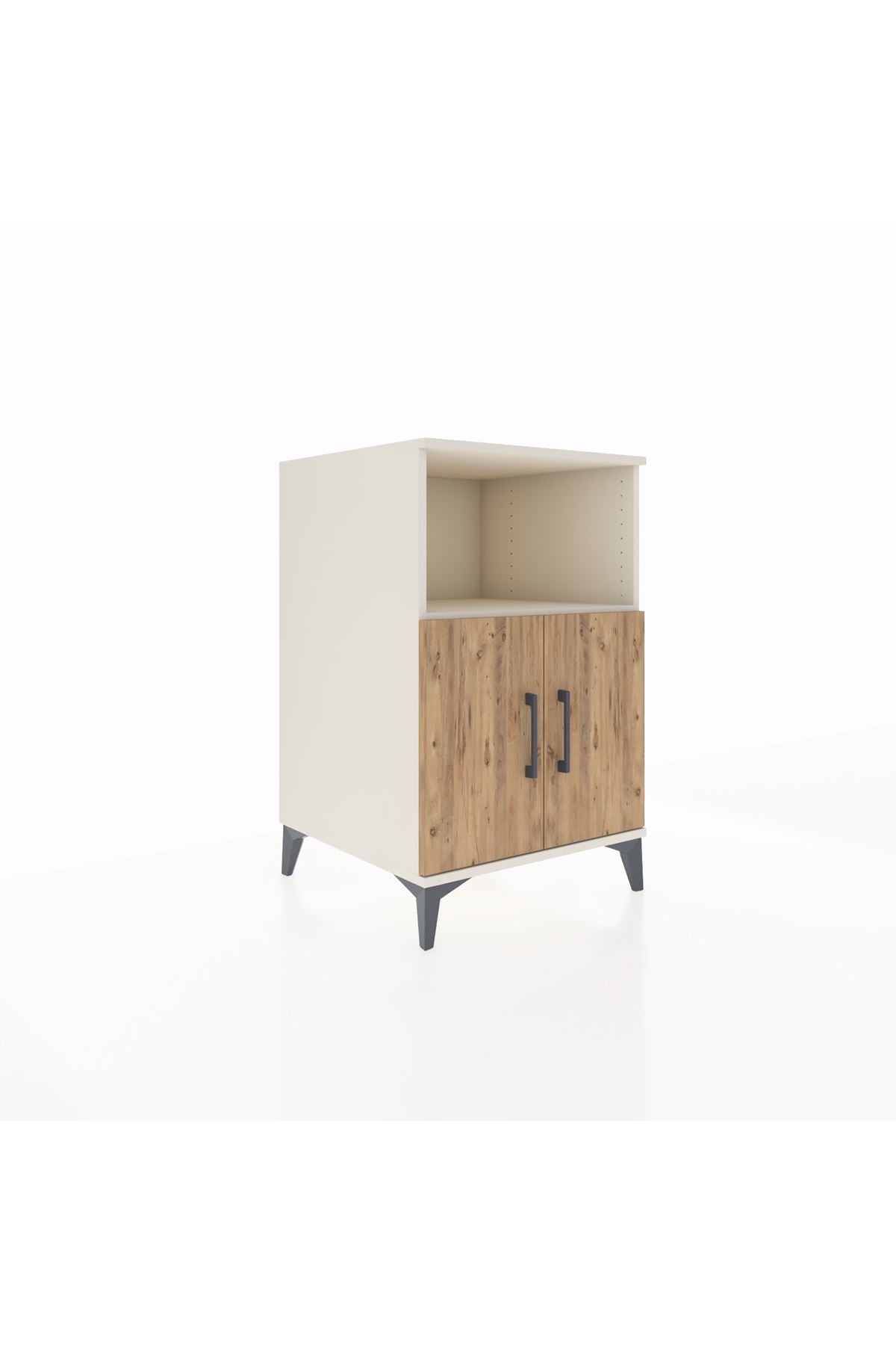 Kronos Komodin 2 Raflı 2 Kapaklı 60x59x96 - S80M036V3C