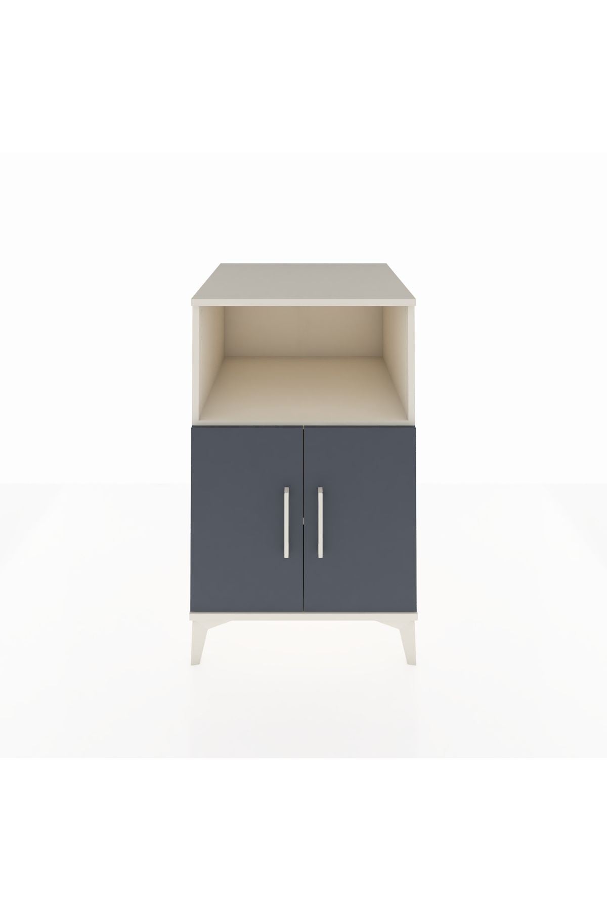 Kronos Komodin 2 Raflı 2 Kapaklı 60x59x96 - S80M036V2C