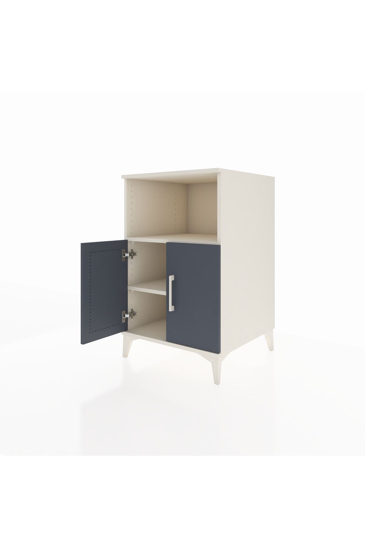 Kronos Komodin 2 Raflı 2 Kapaklı 60x59x96 - S80M036V2C