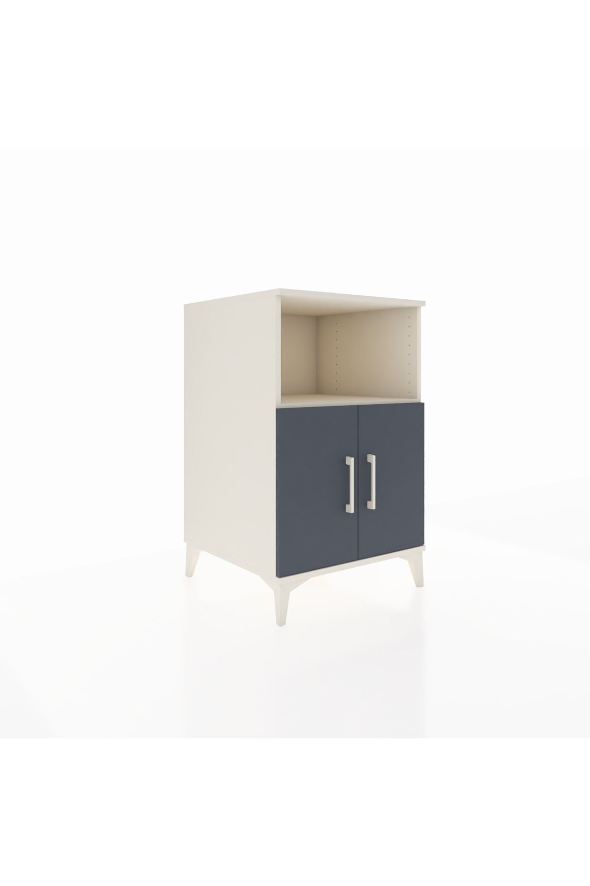 Kronos Komodin 2 Raflı 2 Kapaklı 60x59x96 - S80M036V2C