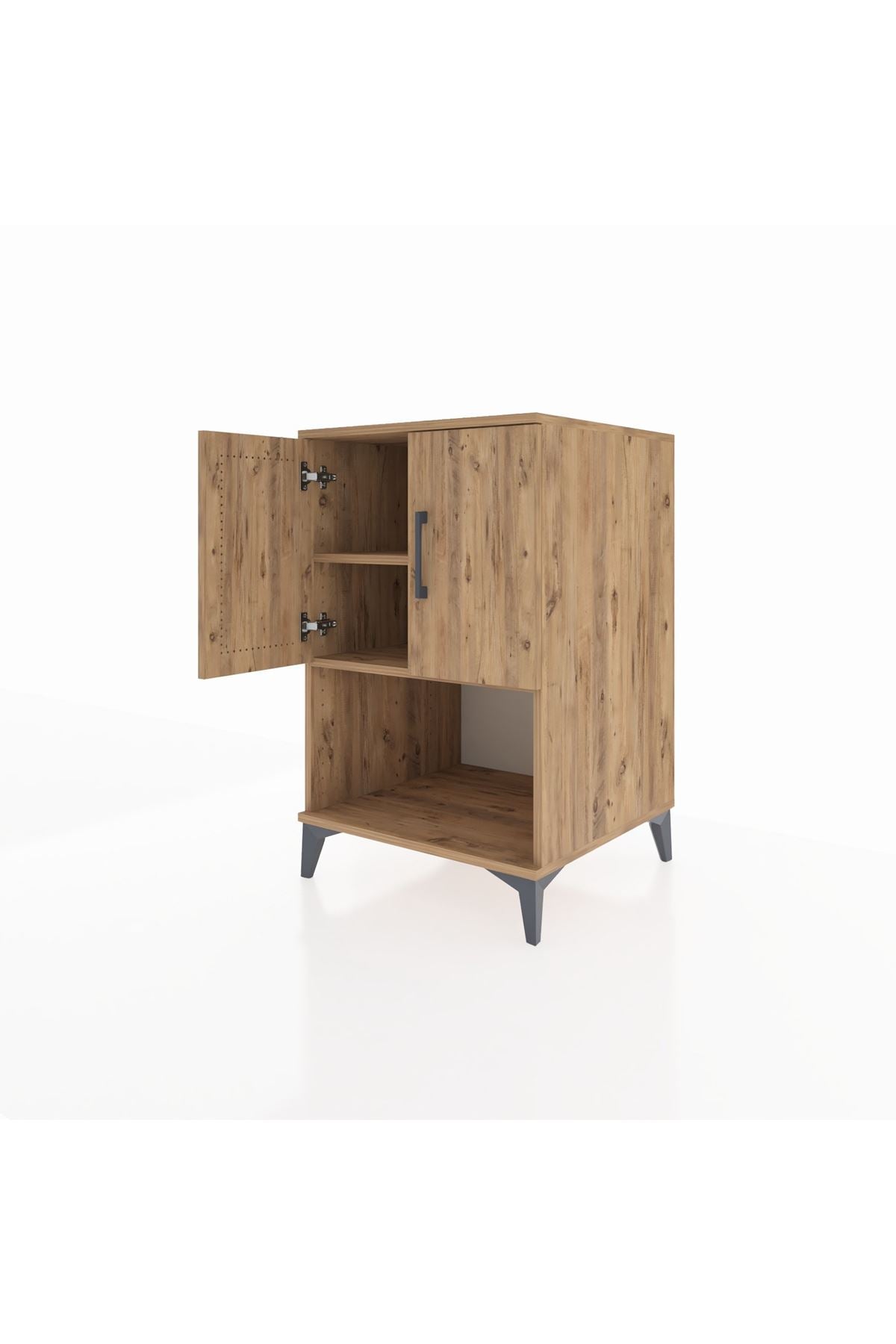 Kronos Komodin 2 Raflı 2 Kapaklı 60x59x96 - S80M033V9C