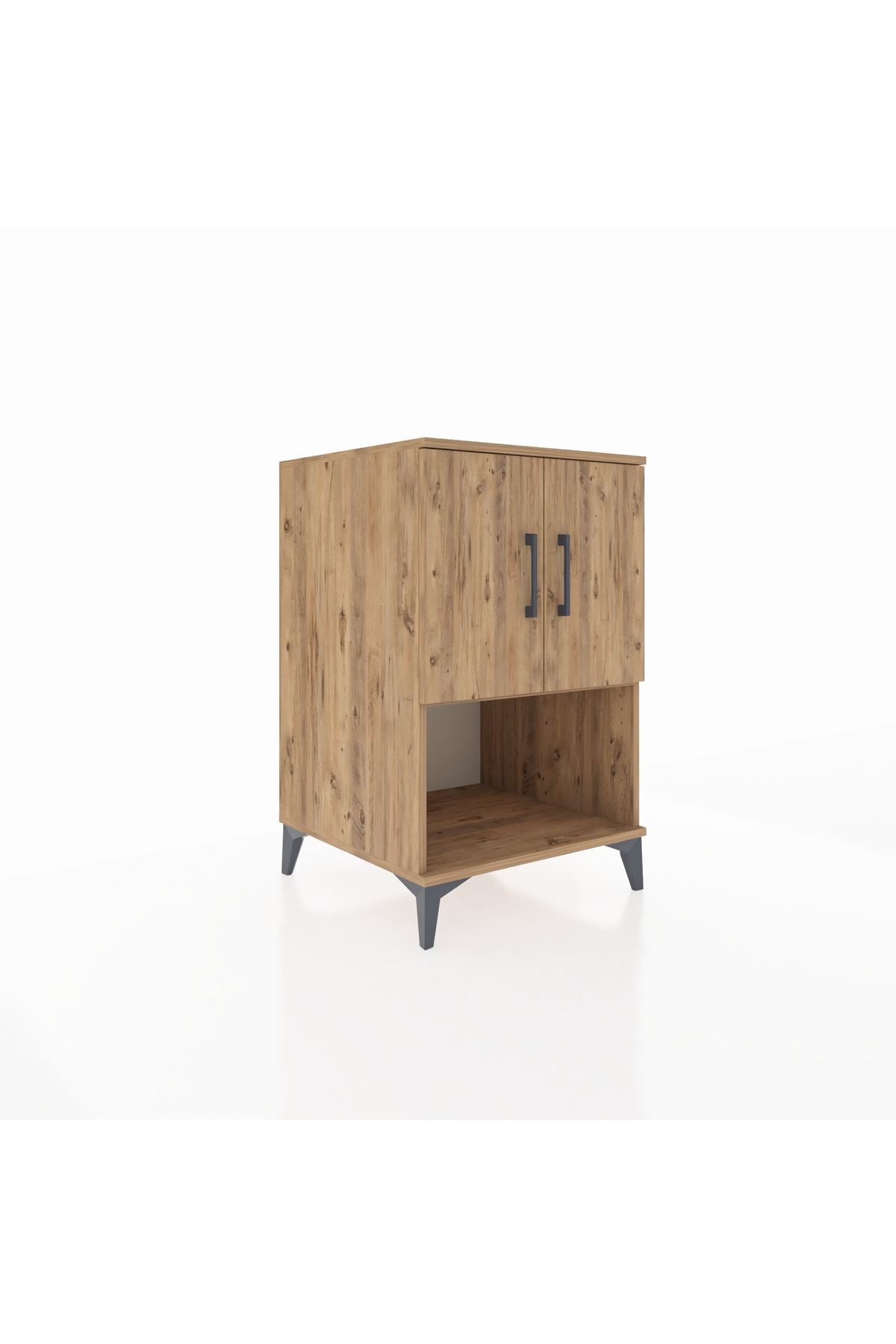 Kronos Komodin 2 Raflı 2 Kapaklı 60x59x96 - S80M033V9C