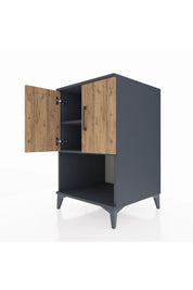 Kronos Komodin 2 Raflı 2 Kapaklı 60x59x96 - S80M033V6C