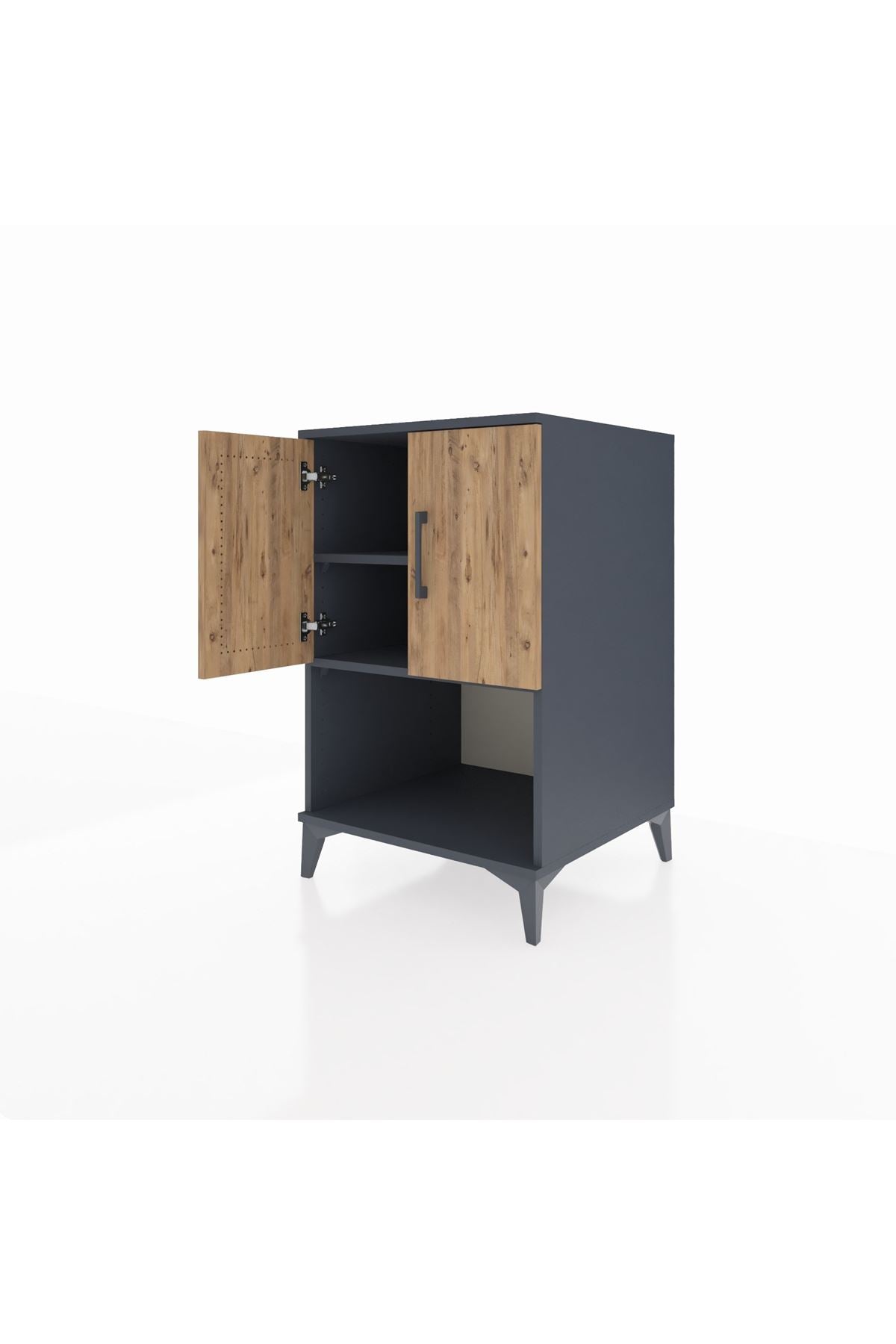 Kronos Komodin 2 Raflı 2 Kapaklı 60x59x96 - S80M033V6C