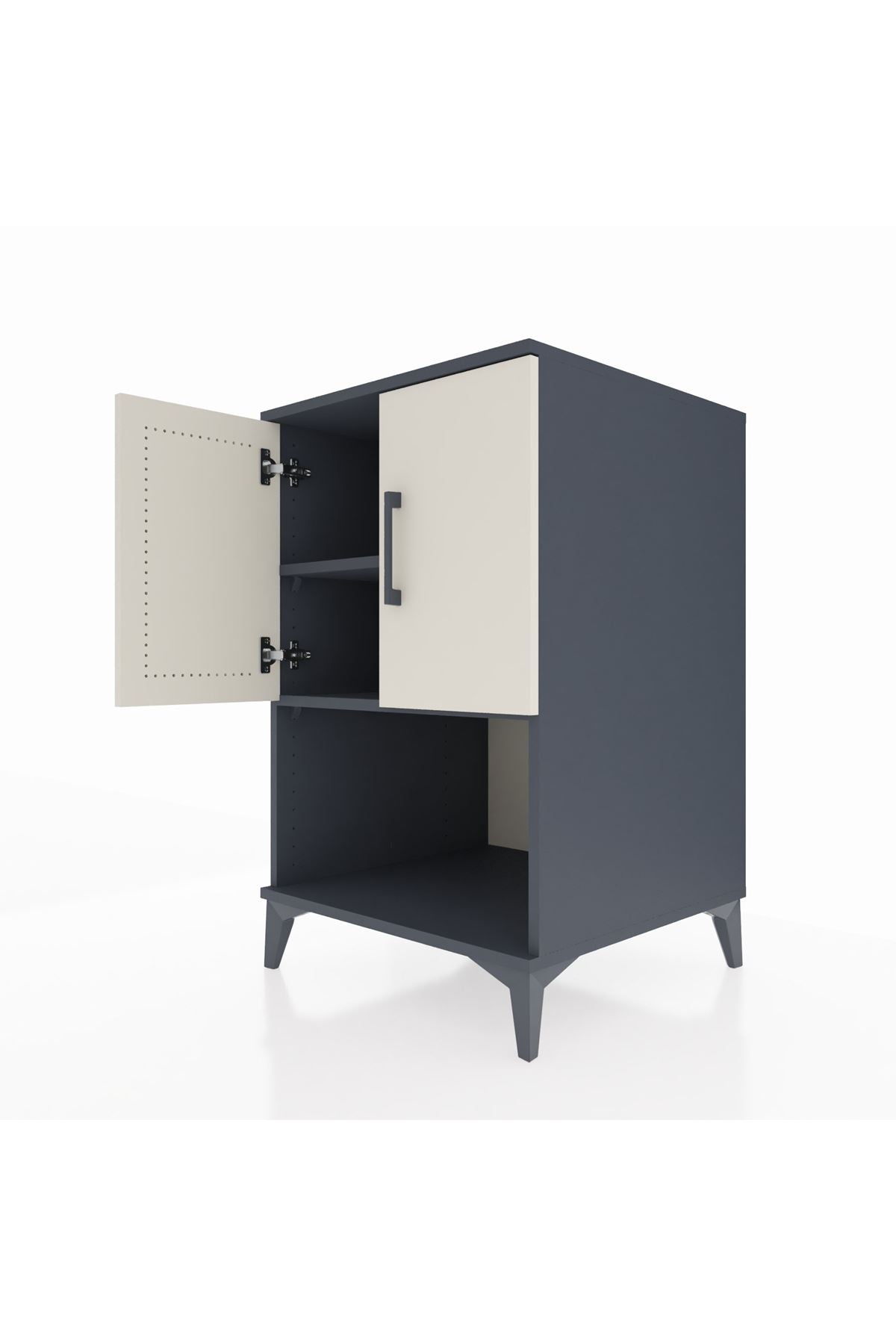 Kronos Komodin 2 Raflı 2 Kapaklı 60x59x96 - S80M033V4C