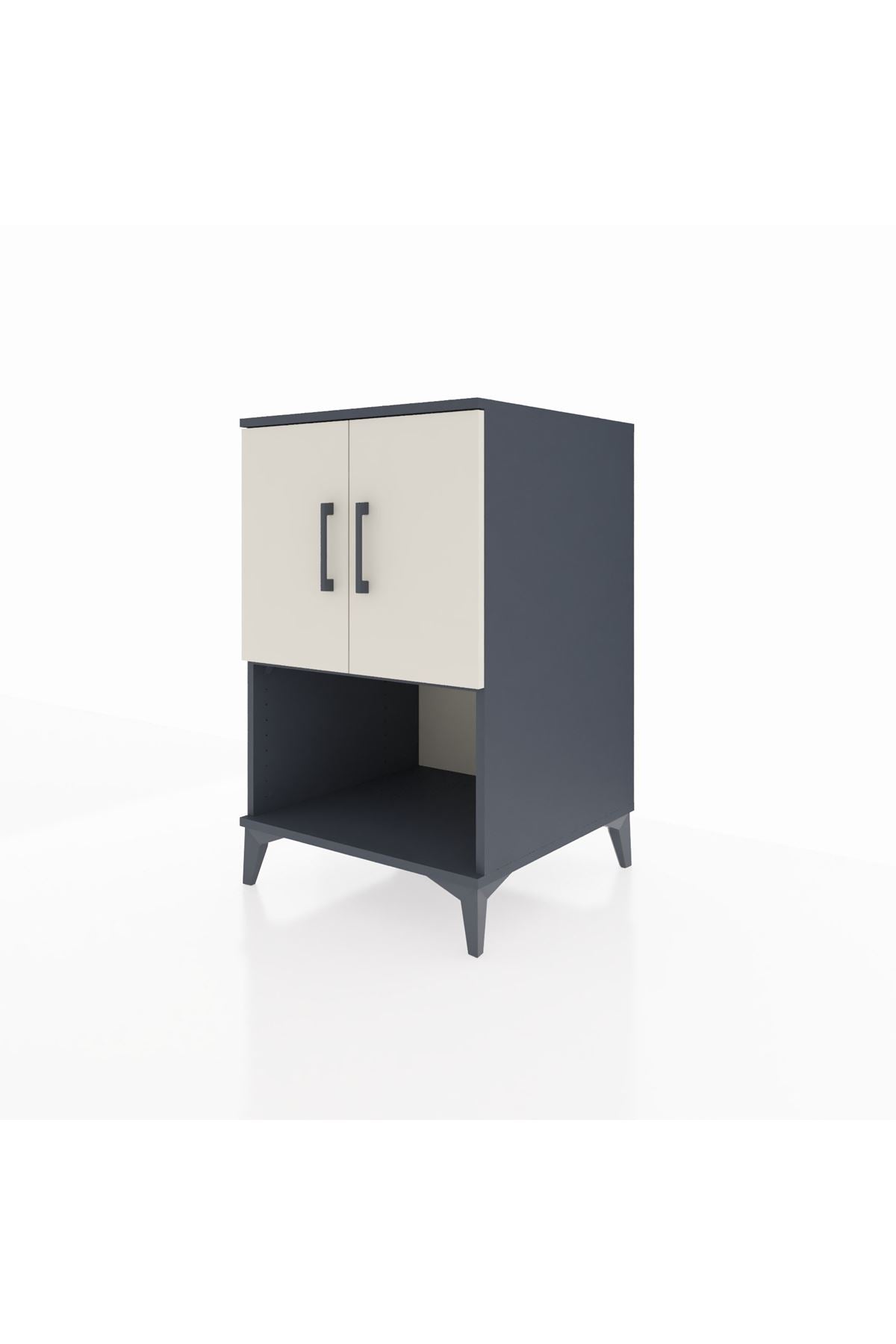 Kronos Komodin 2 Raflı 2 Kapaklı 60x59x96 - S80M033V4C