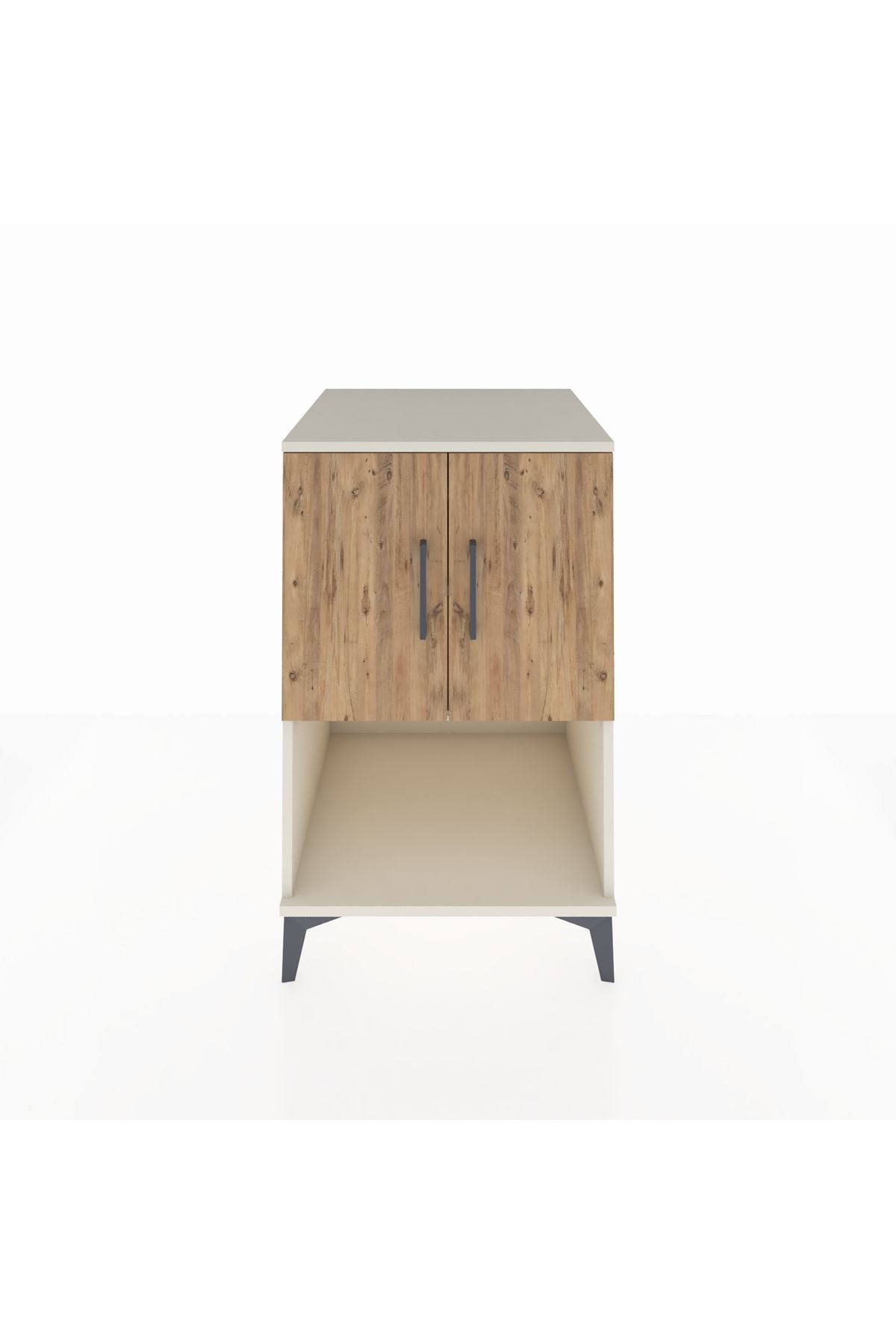 Kronos Komodin 2 Raflı 2 Kapaklı 60x59x96 - S80M033V3C