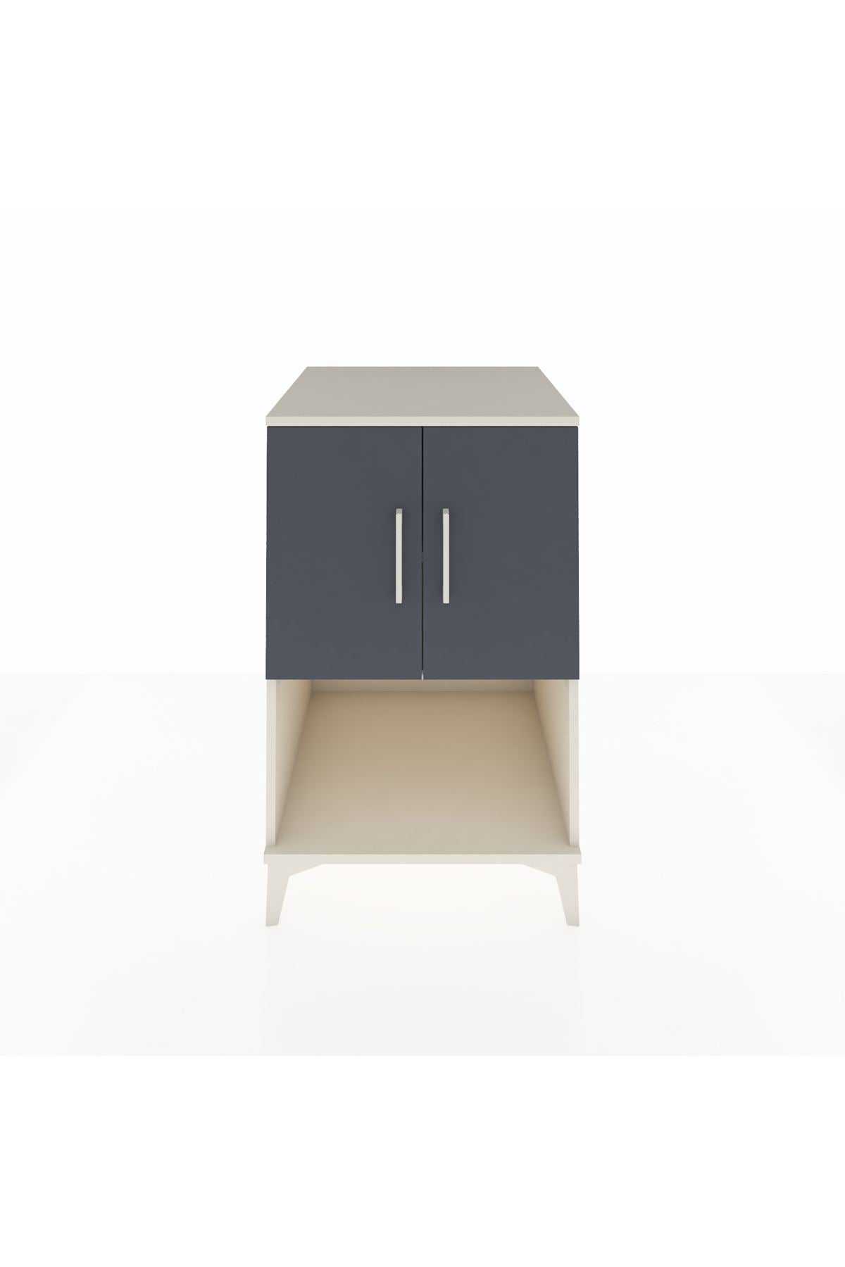 Kronos Komodin 2 Raflı 2 Kapaklı 60x59x96 - S80M033V2C