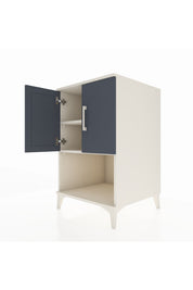 Kronos Komodin 2 Raflı 2 Kapaklı 60x59x96 - S80M033V2C