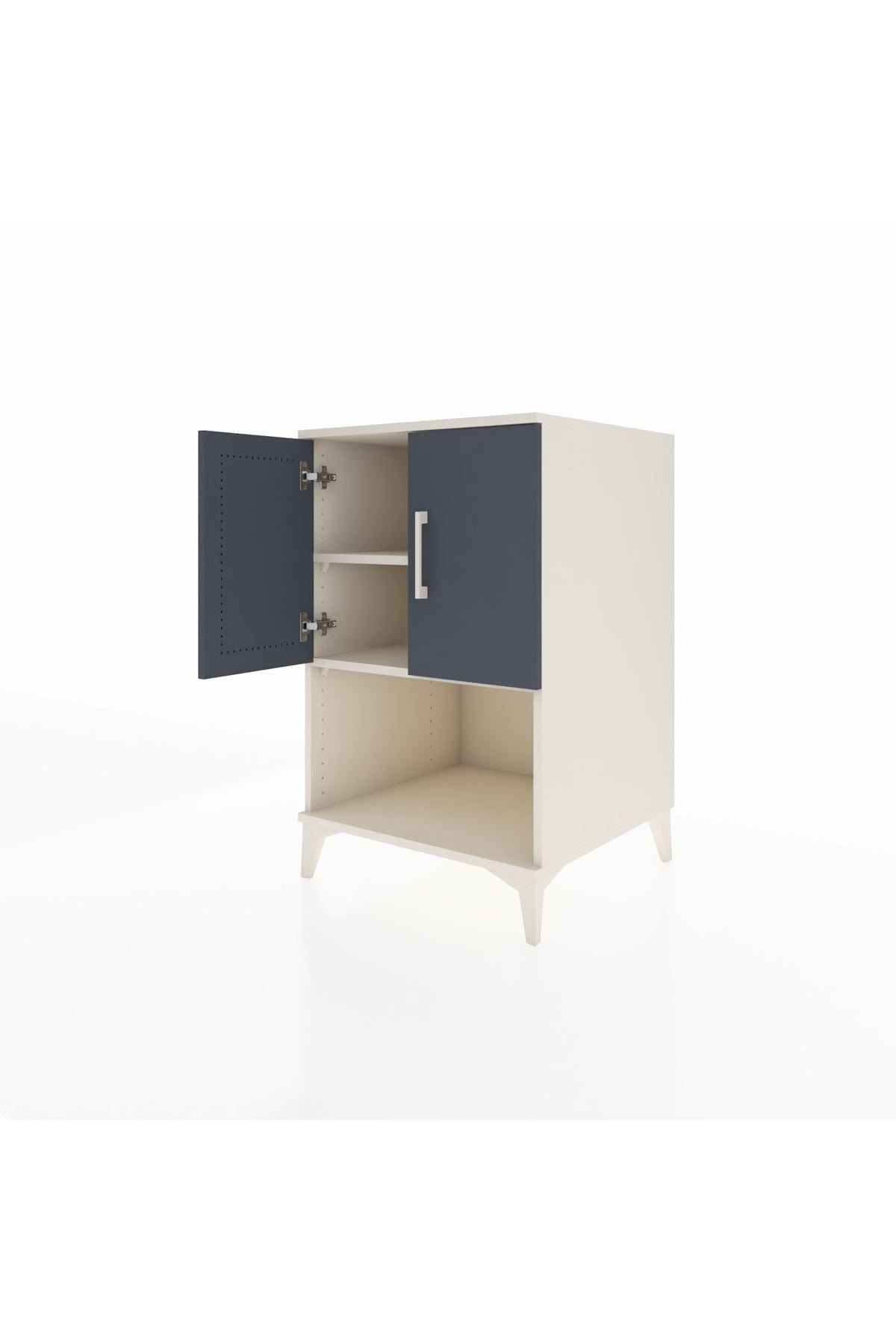 Kronos Komodin 2 Raflı 2 Kapaklı 60x59x96 - S80M033V2C