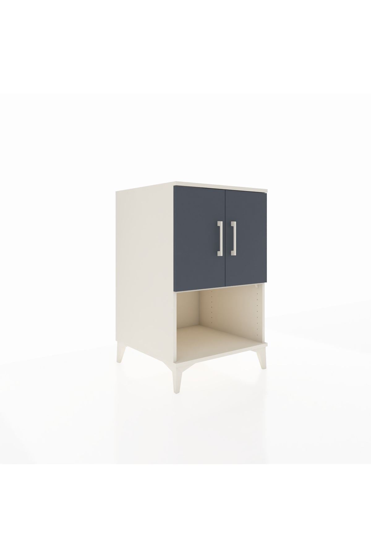 Kronos Komodin 2 Raflı 2 Kapaklı 60x59x96 - S80M033V2C