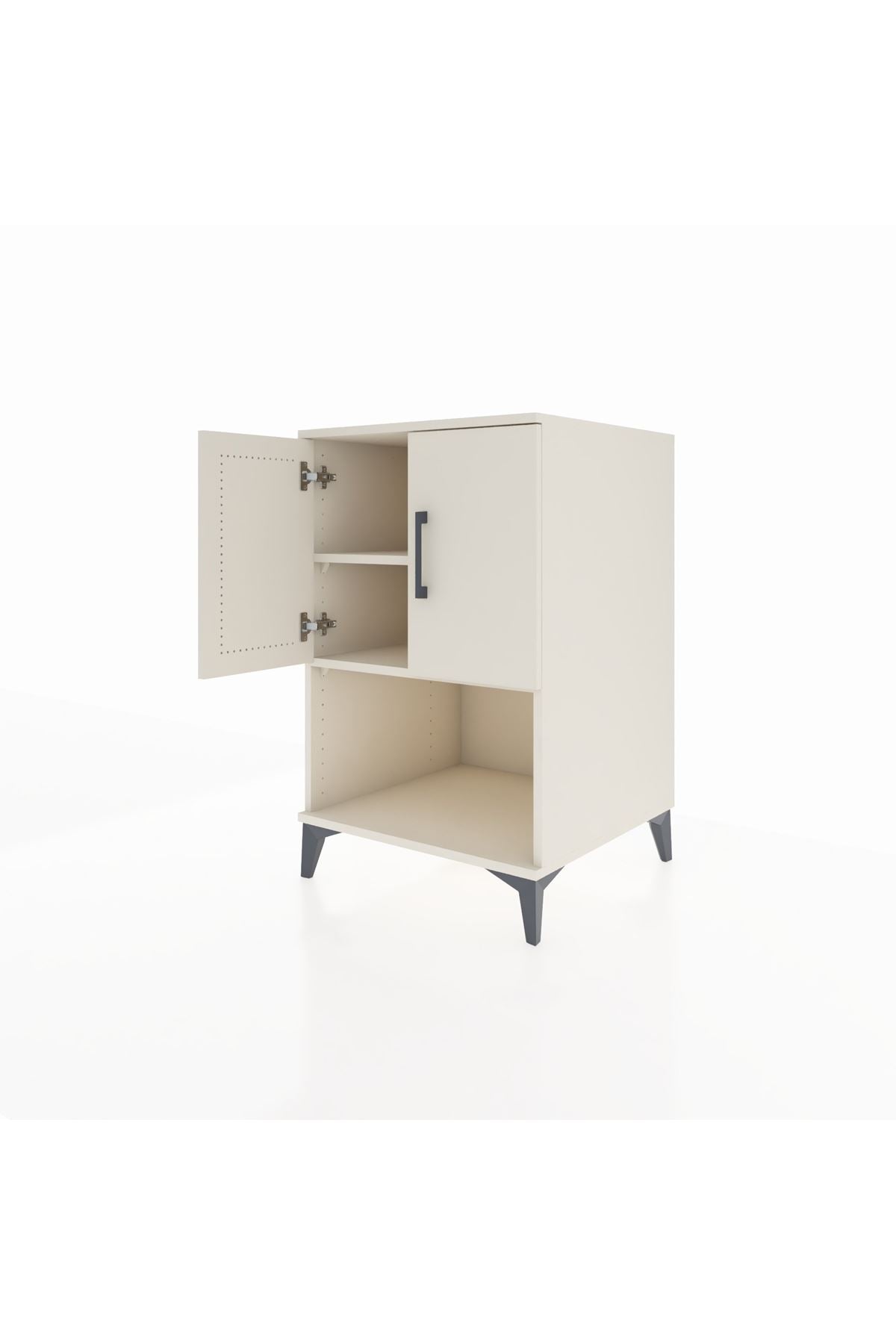 Kronos Komodin 2 Raflı 2 Kapaklı 60x59x96 - S80M033V1C