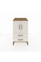 Kronos Komodin 2 Raflı 2 Çekmeceli 2 Kapaklı 60x59x96 - S80M032V7C