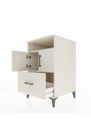 Kronos Komodin 2 Raflı Tek Çekmeceli 2 Kapaklı 60x59x96 - S80M031V1C