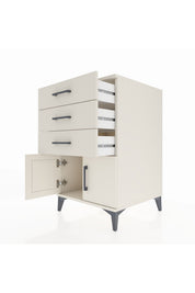 Kronos Komodin 3 Çekmeceli 2 Kapaklı 60x59x96 - S80M024V1C