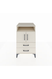 Kronos Komodin 2 Raflı 2 Çekmeceli 2 Kapaklı 60x59x96 - S80M023V1C