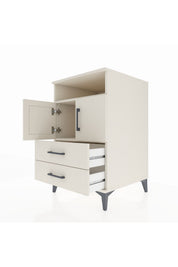 Kronos Komodin 2 Raflı 2 Çekmeceli 2 Kapaklı 60x59x96 - S80M023V1C