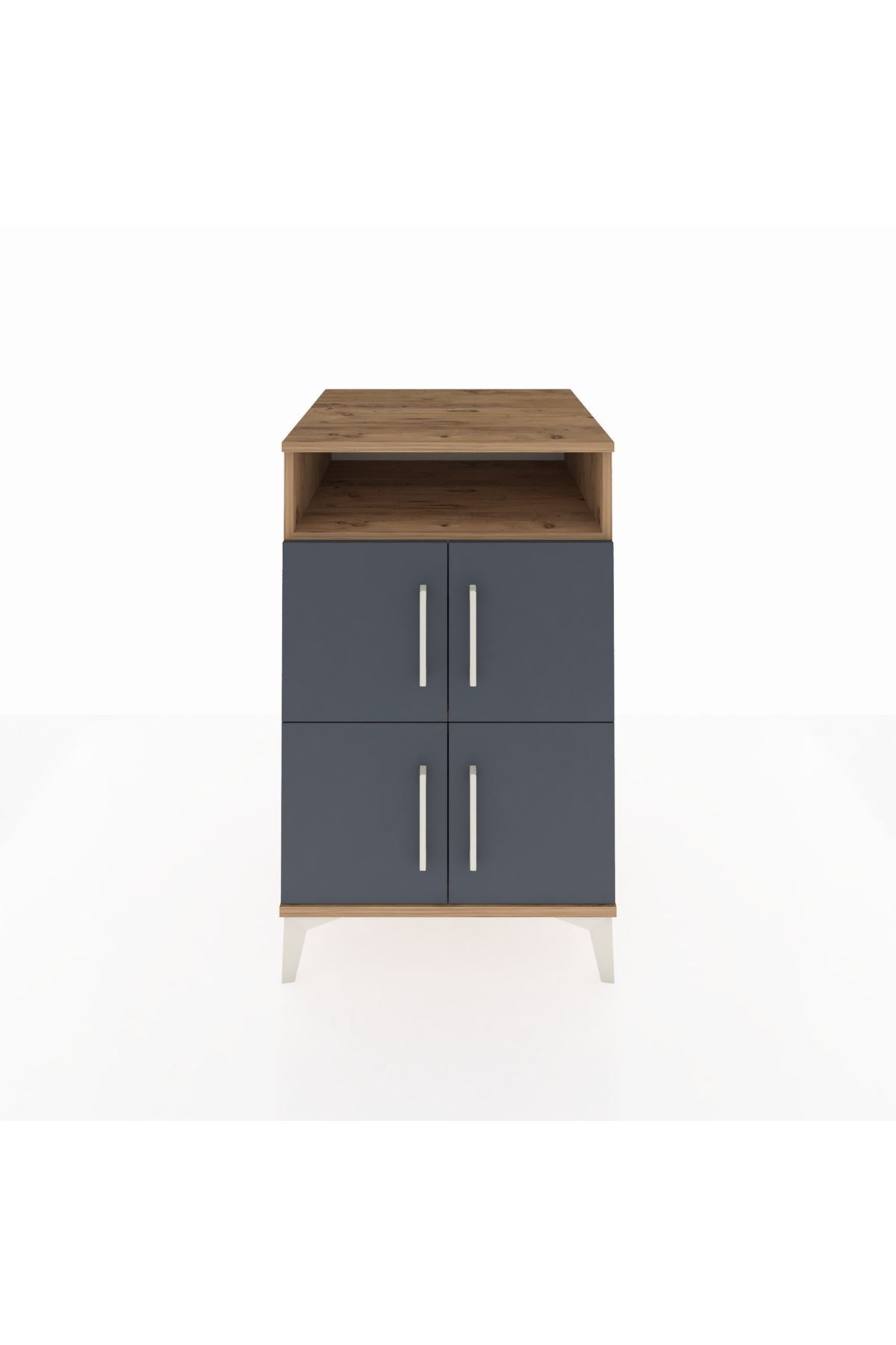 Kronos Komodin 2 Raflı 4 Kapaklı 60x59x96 - S80M022V8C