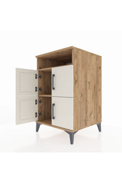 Kronos Komodin 2 Raflı 4 Kapaklı 60x59x96 - S80M022V7C