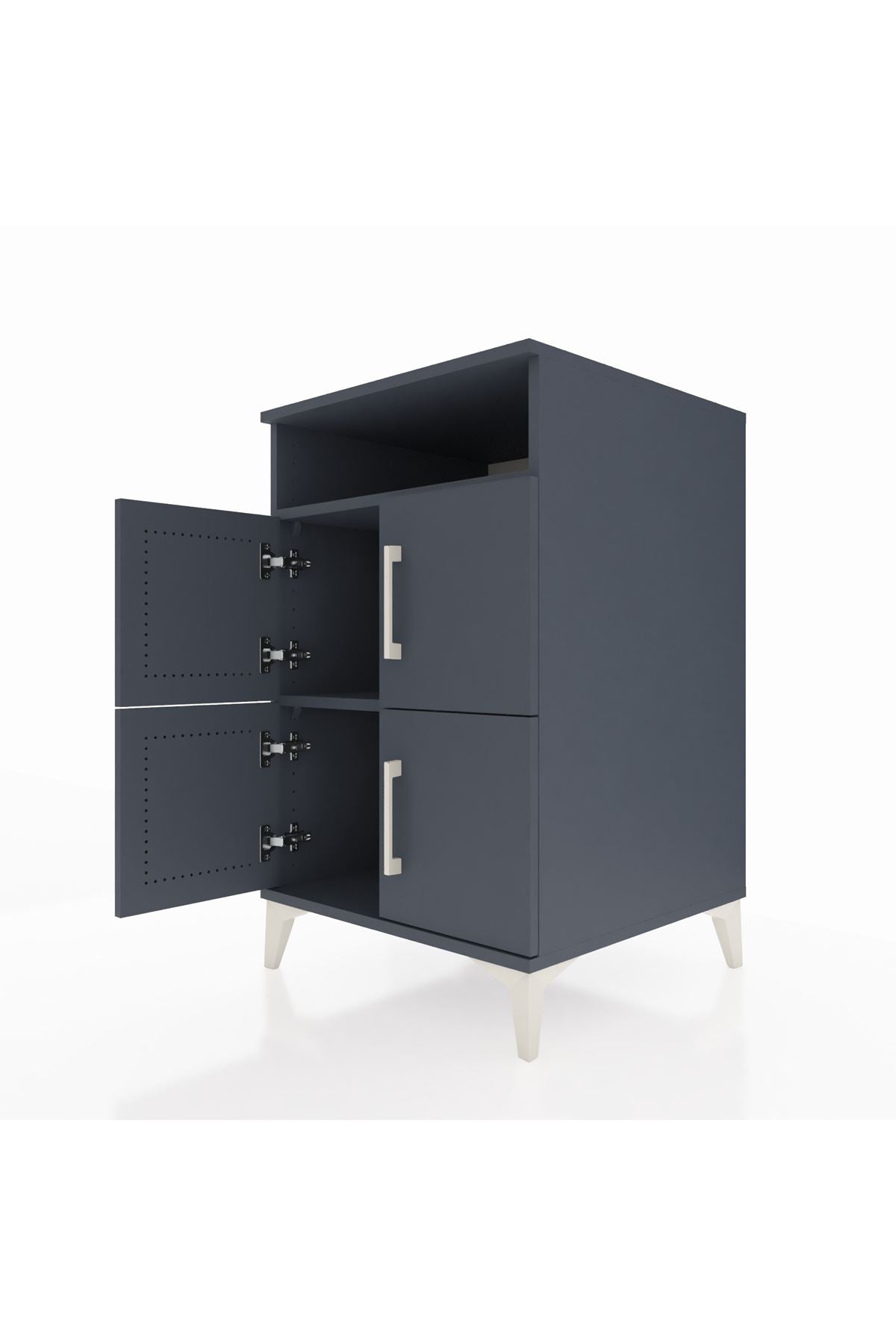 Kronos Komodin 2 Raflı 4 Kapaklı 60x59x96 - S80M022V5C
