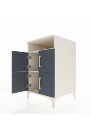 Kronos Komodin 2 Raflı 4 Kapaklı 60x59x96 - S80M022V2C