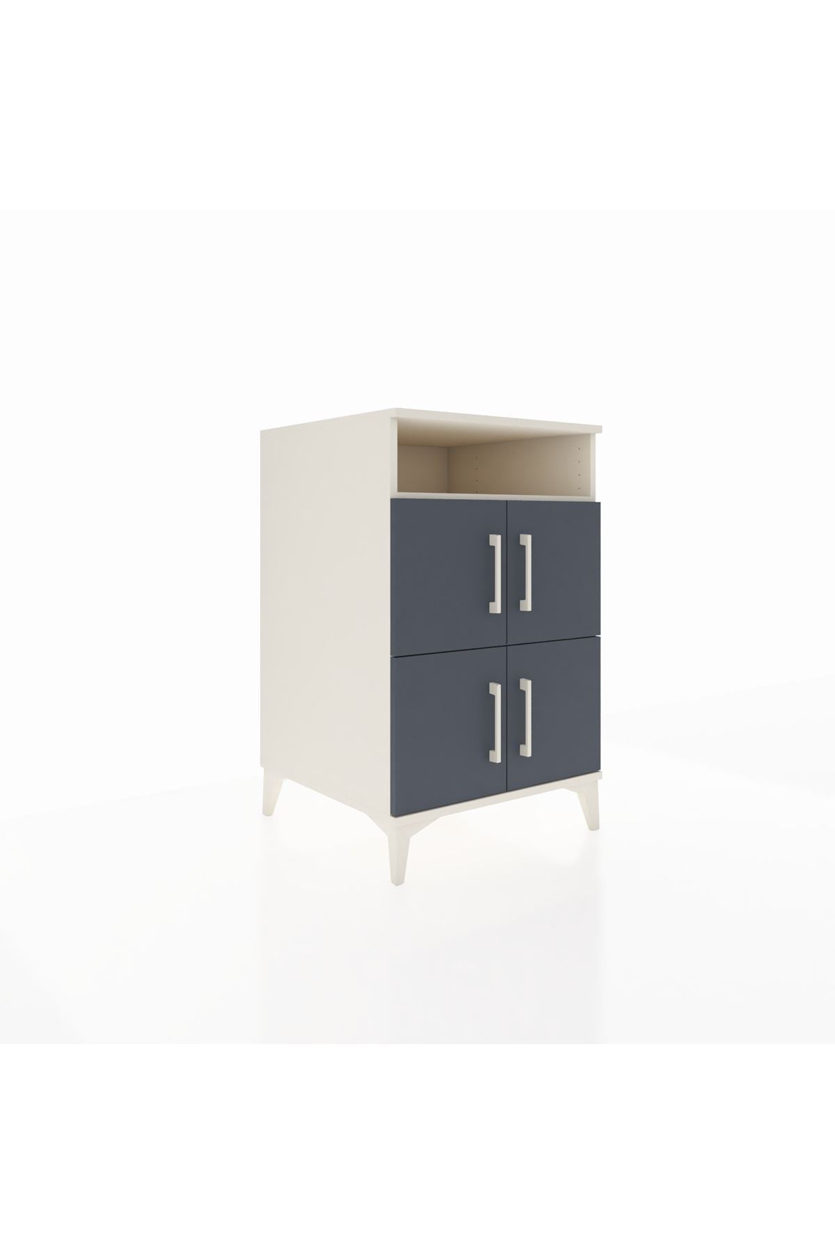 Kronos Komodin 2 Raflı 4 Kapaklı 60x59x96 - S80M022V2C