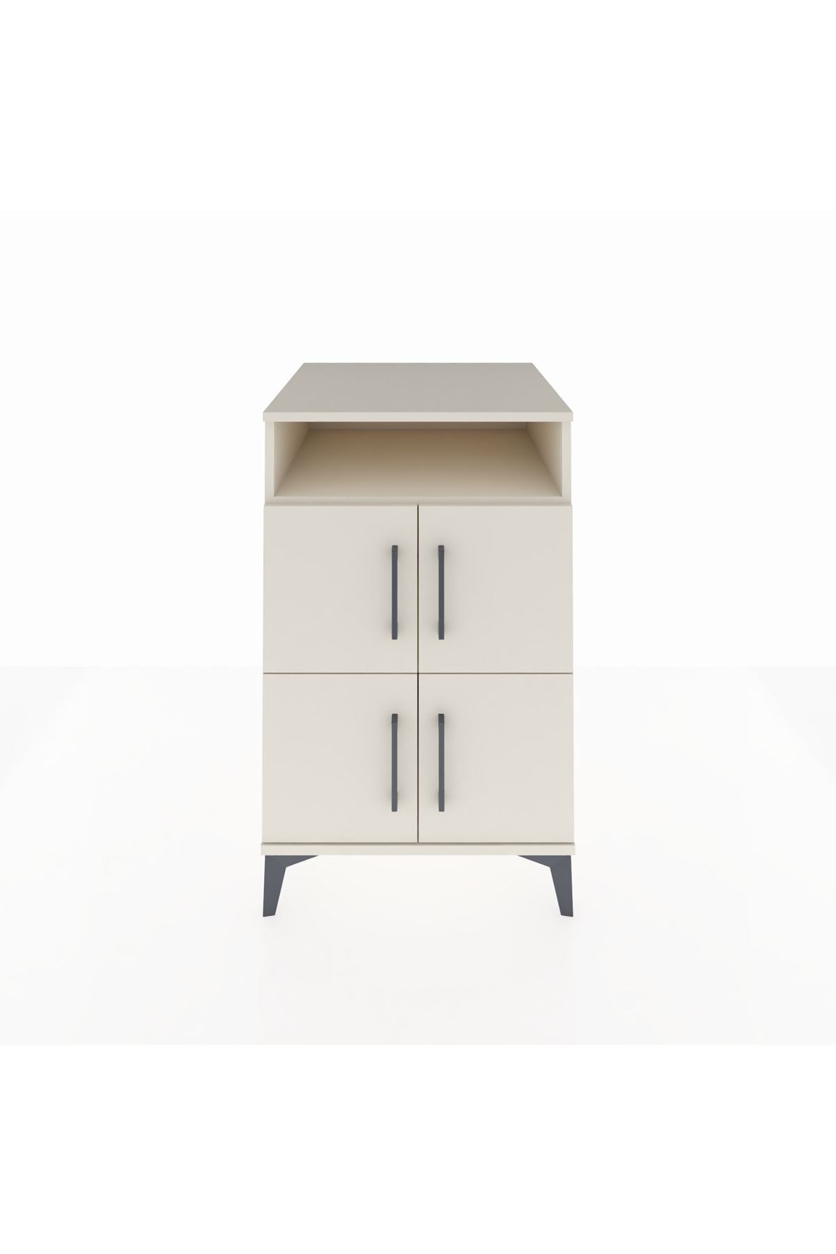Kronos Komodin 2 Raflı 4 Kapaklı 60x59x96 - S80M022V1C
