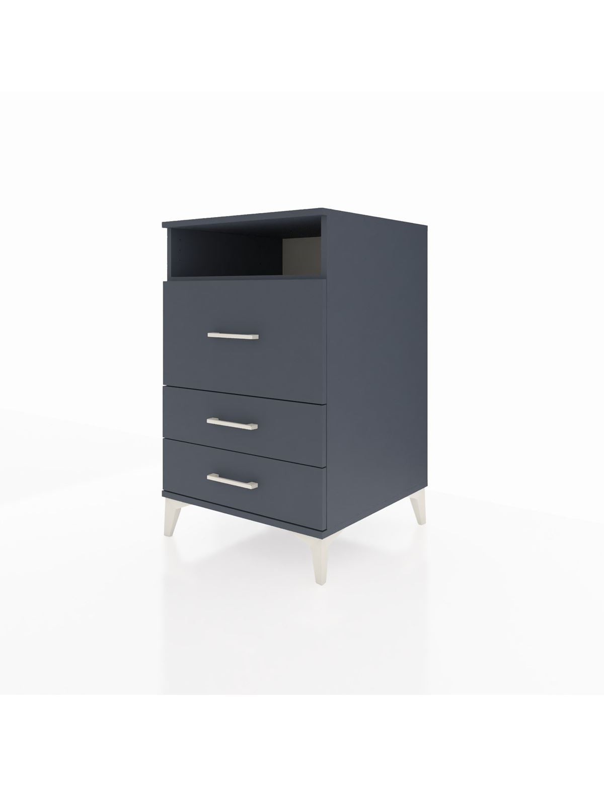 Kronos Komodin Tek Raflı 3 Çekmeceli 60x59x96 - S80M019V5C