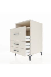 Kronos Komodin Tek Raflı 3 Çekmeceli 60x59x96 - S80M019V1C