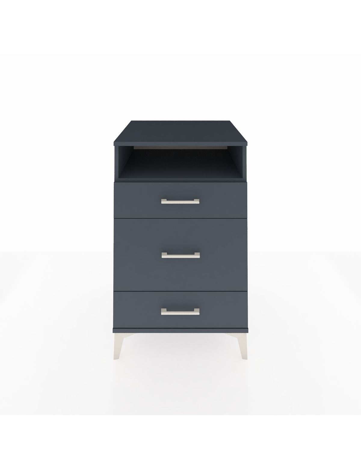 Kronos Komodin Tek Raflı 3 Çekmeceli 60x59x96 - S80M018V5C