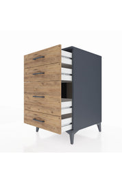 Kronos Komodin 4 Çekmeceli 60x59x96 - S80M017V6C