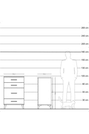 Kronos Komodin 4 Çekmeceli 60x59x96 - S80M017V5C