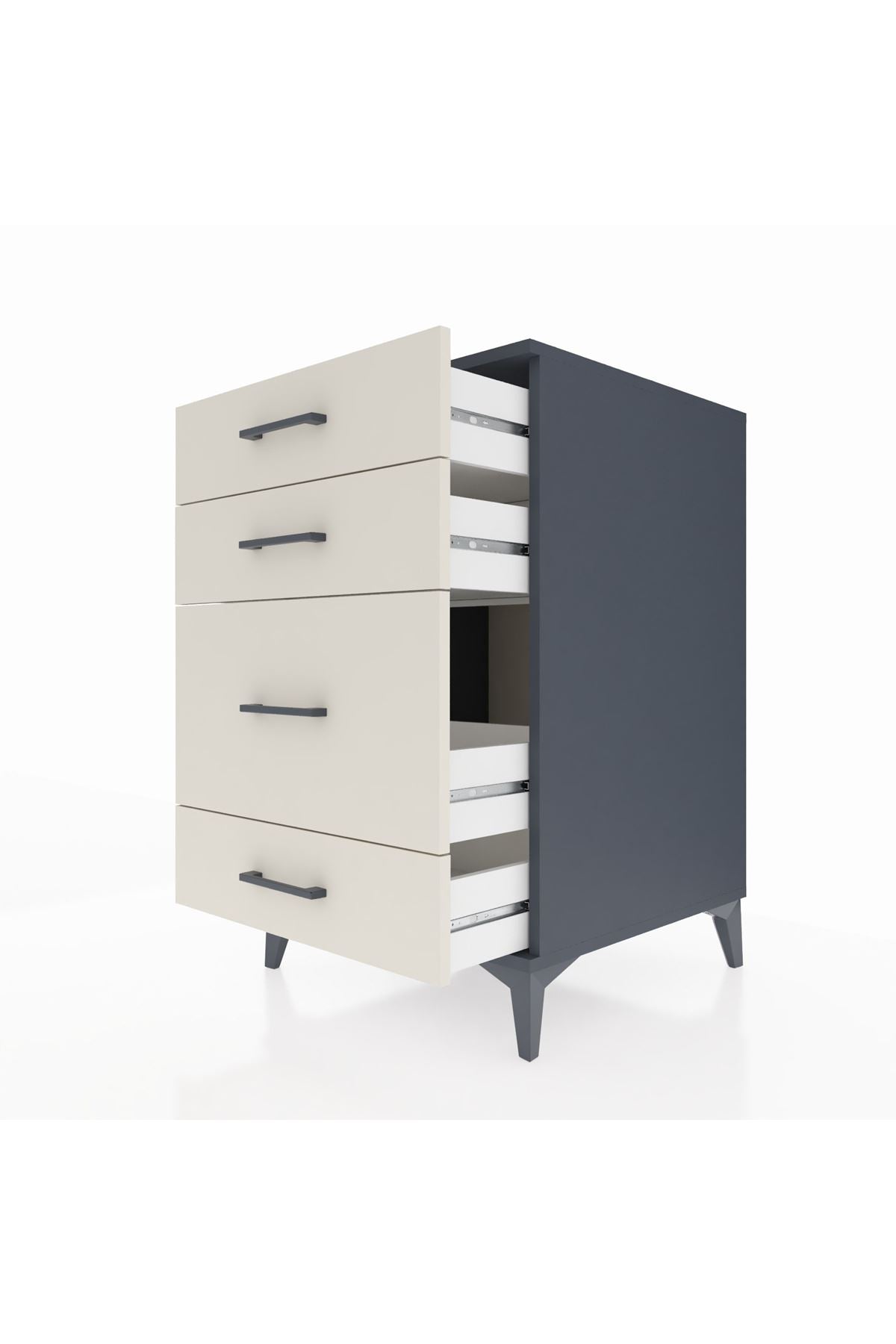 Kronos Komodin 4 Çekmeceli 60x59x96 - S80M017V4C