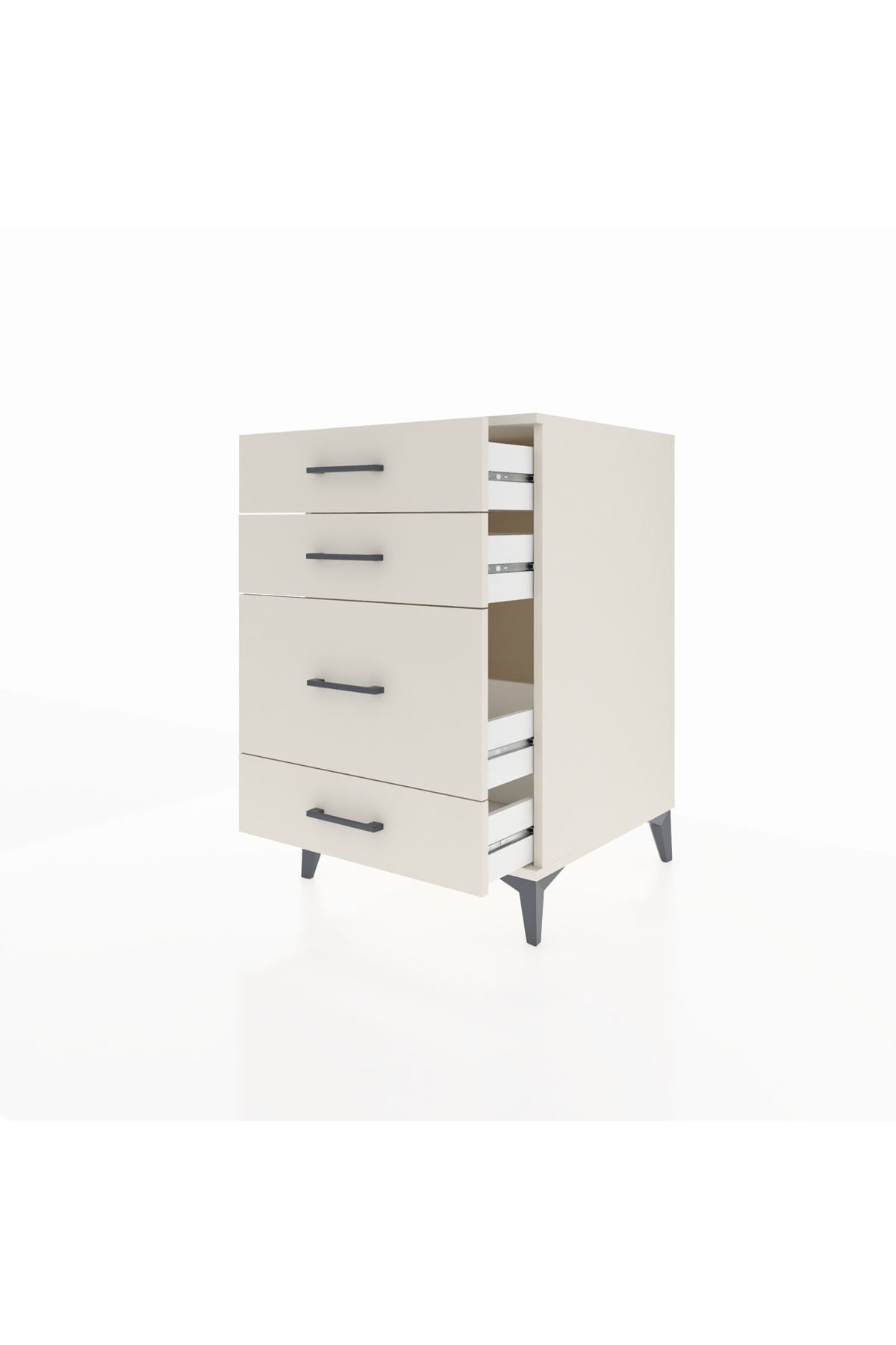 Kronos Komodin 4 Çekmeceli 60x59x96 - S80M017V1C