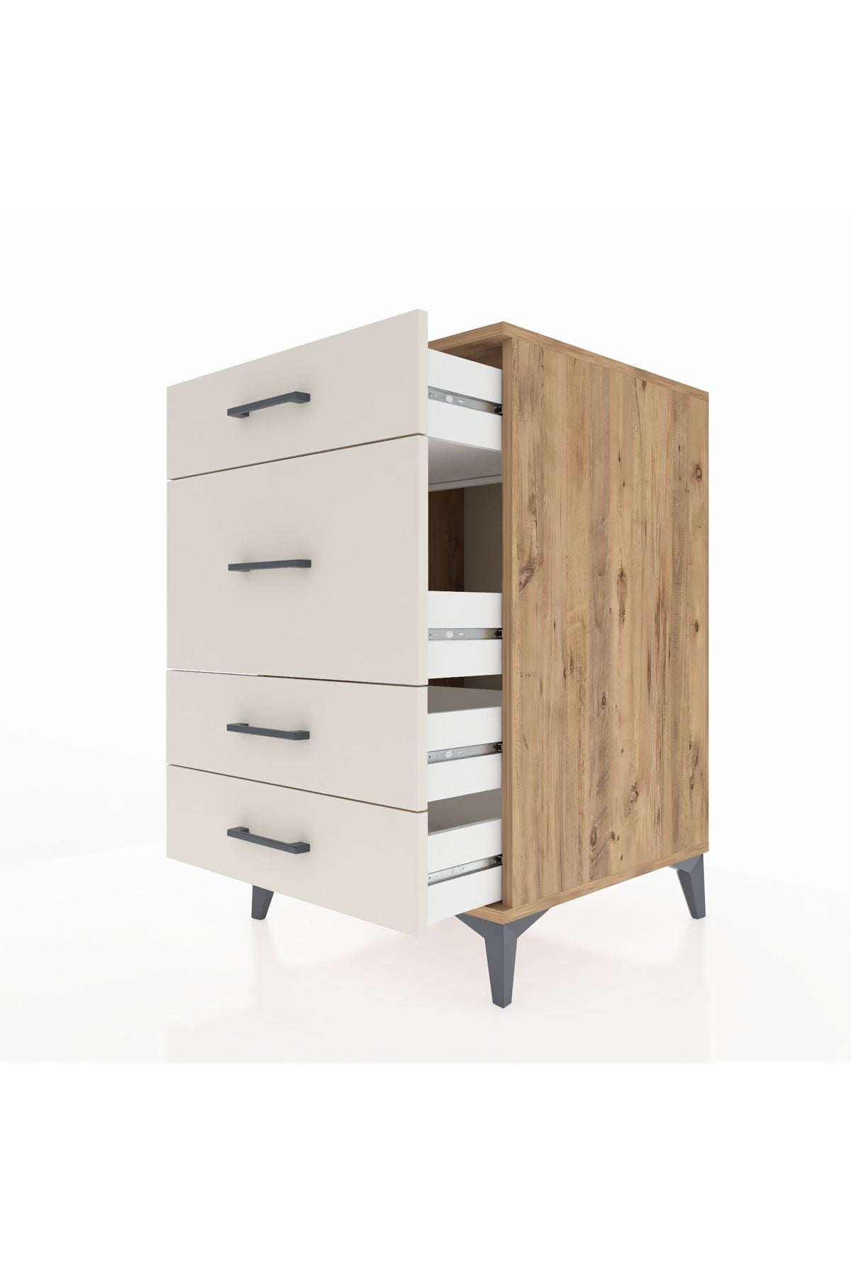 Kronos Komodin 4 Çekmeceli 60x59x96 - S80M015V7C