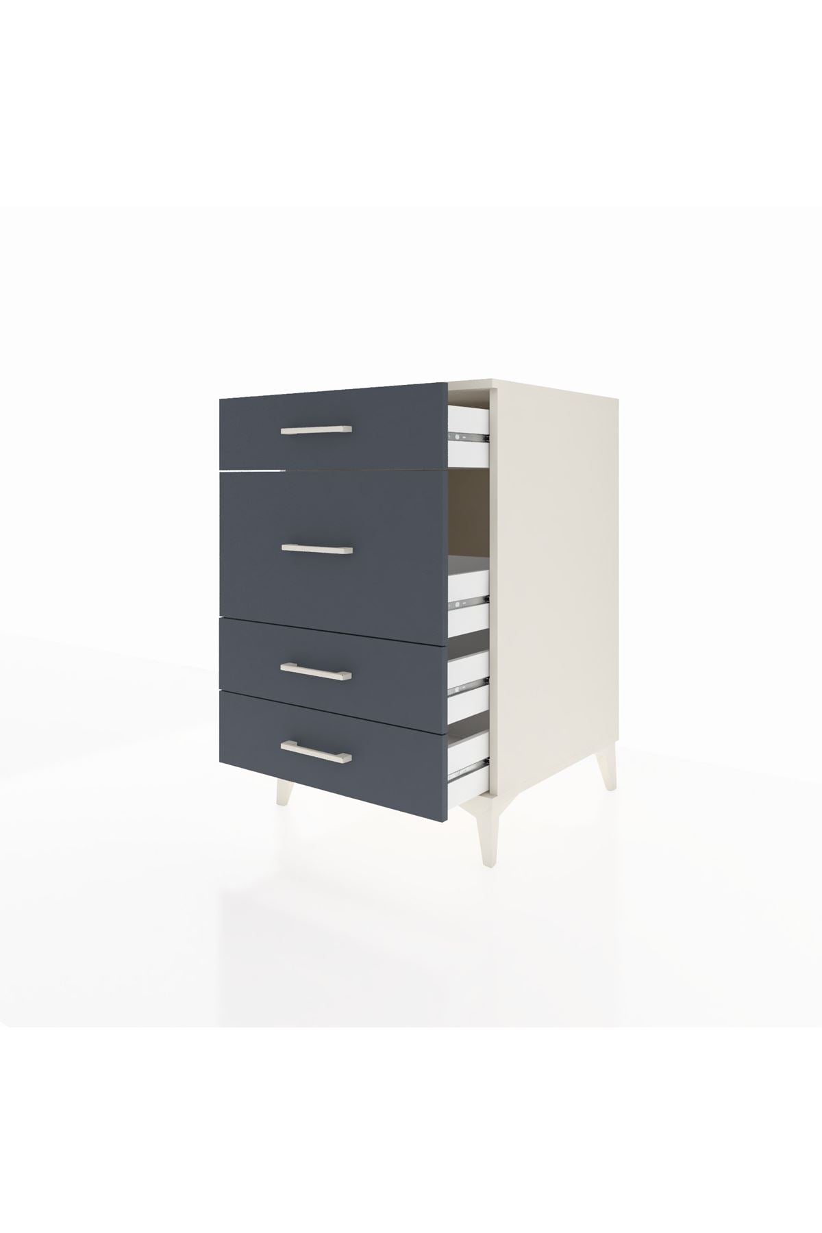 Kronos Komodin 4 Çekmeceli 60x59x96 - S80M015V2C