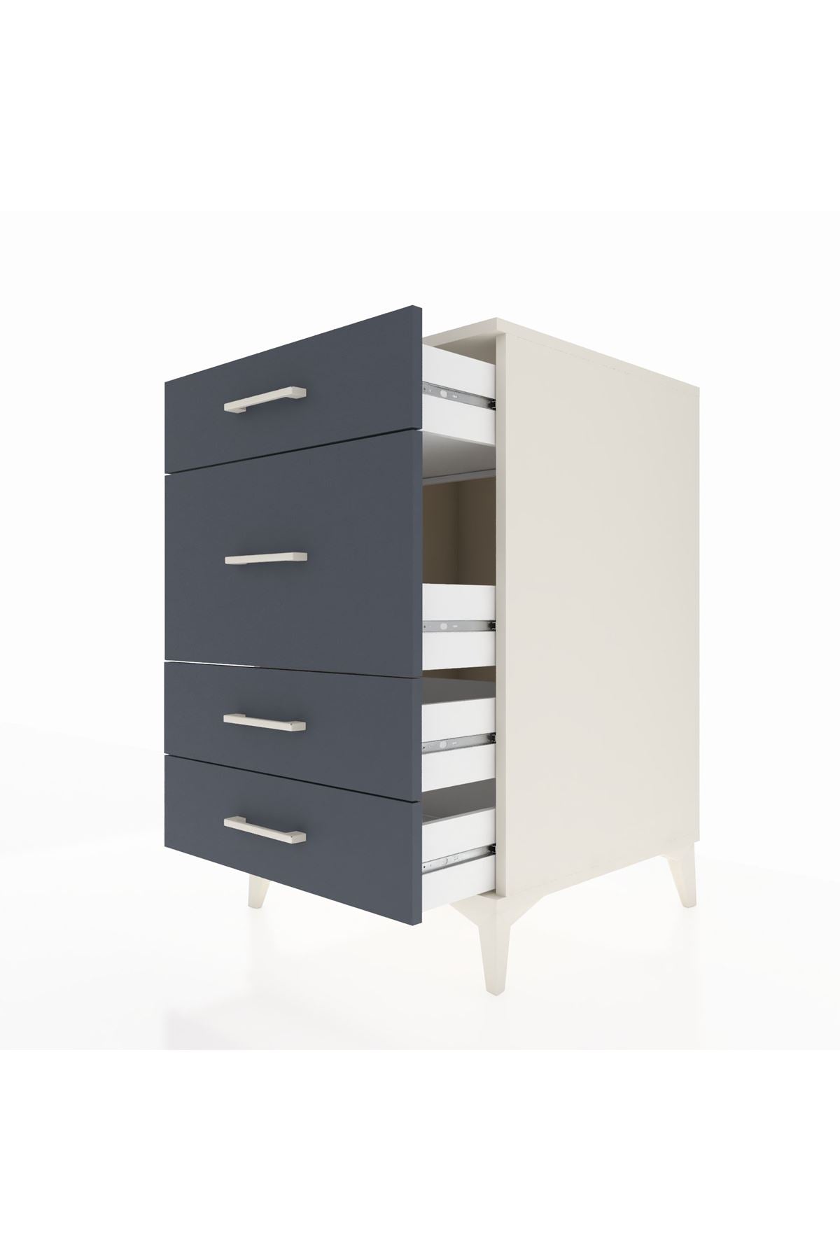 Kronos Komodin 4 Çekmeceli 60x59x96 - S80M015V2C