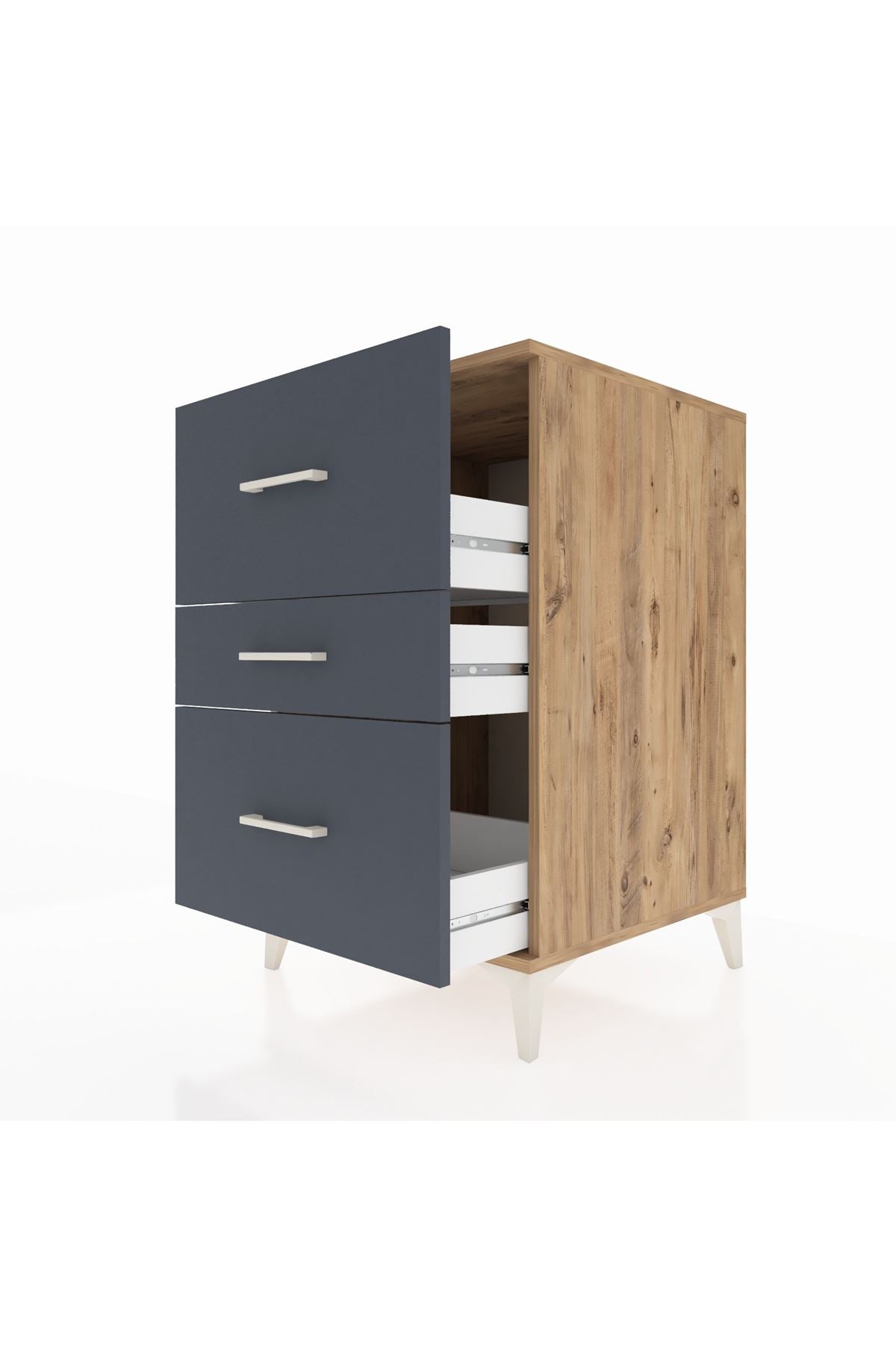 Kronos Komodin 3 Çekmeceli 60x59x96 - S80M013V8C