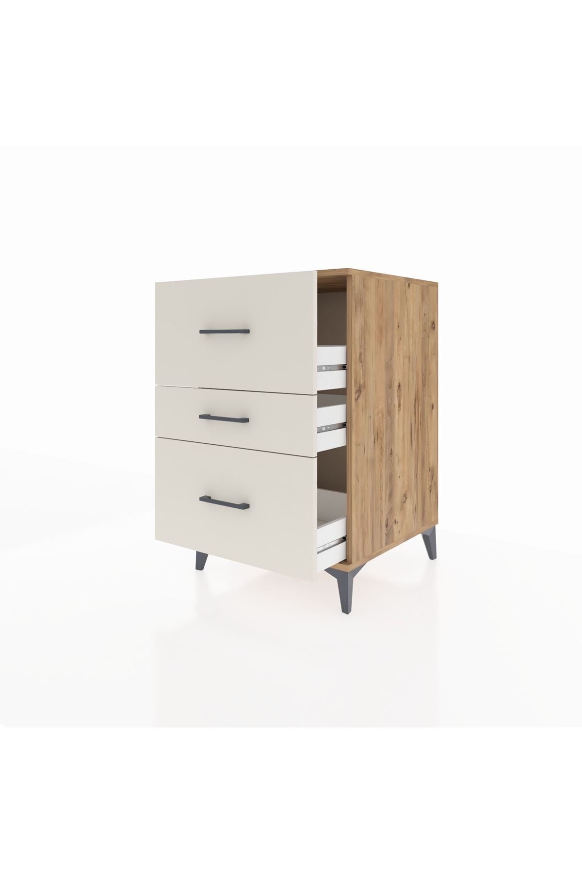 Kronos Komodin 3 Çekmeceli 60x59x96 - S80M013V7C
