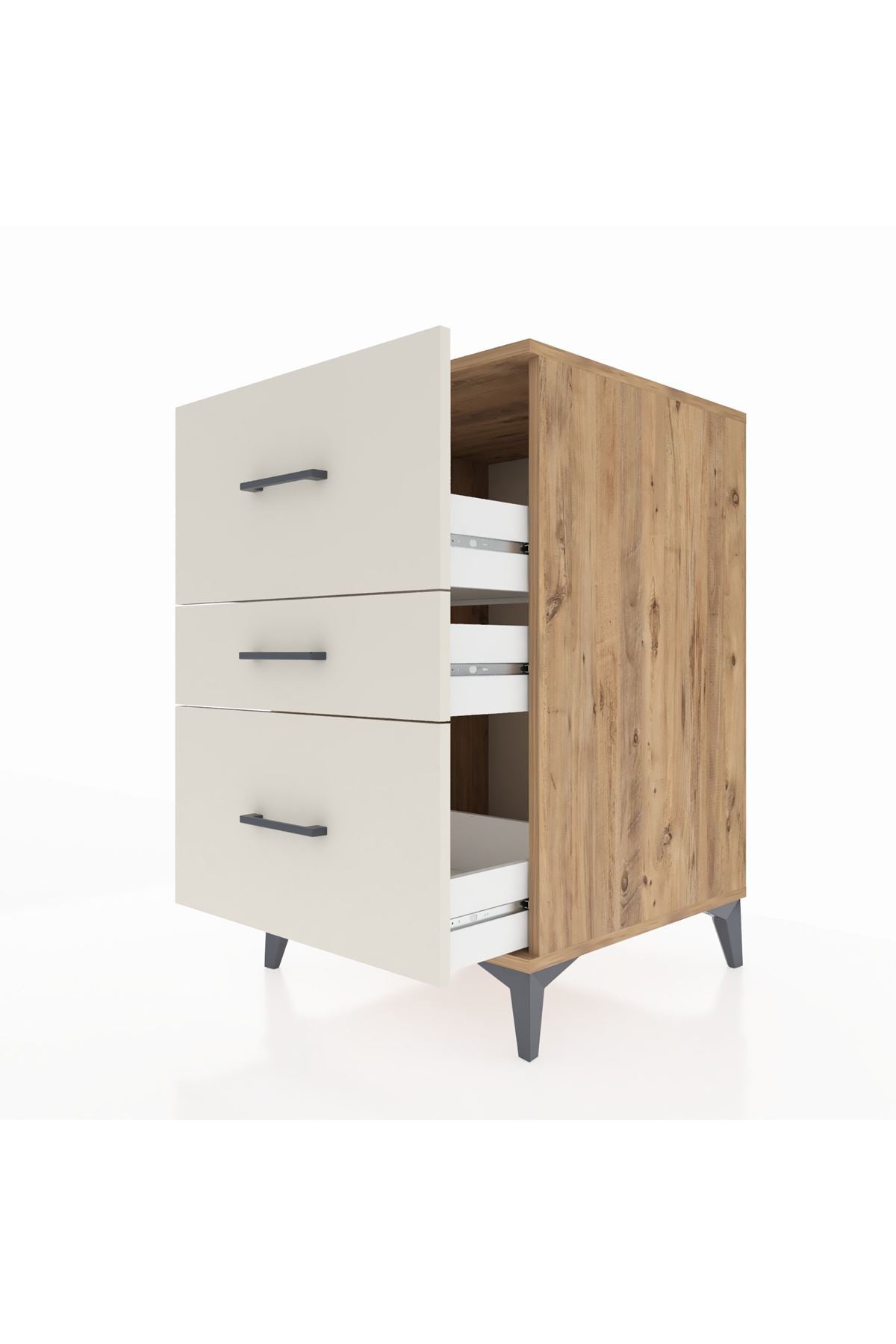 Kronos Komodin 3 Çekmeceli 60x59x96 - S80M013V7C