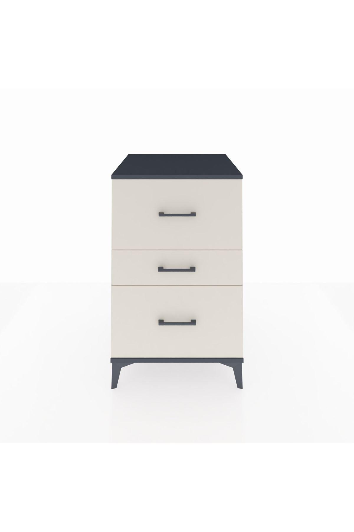 Kronos Komodin 3 Çekmeceli 60x59x96 - S80M013V4C