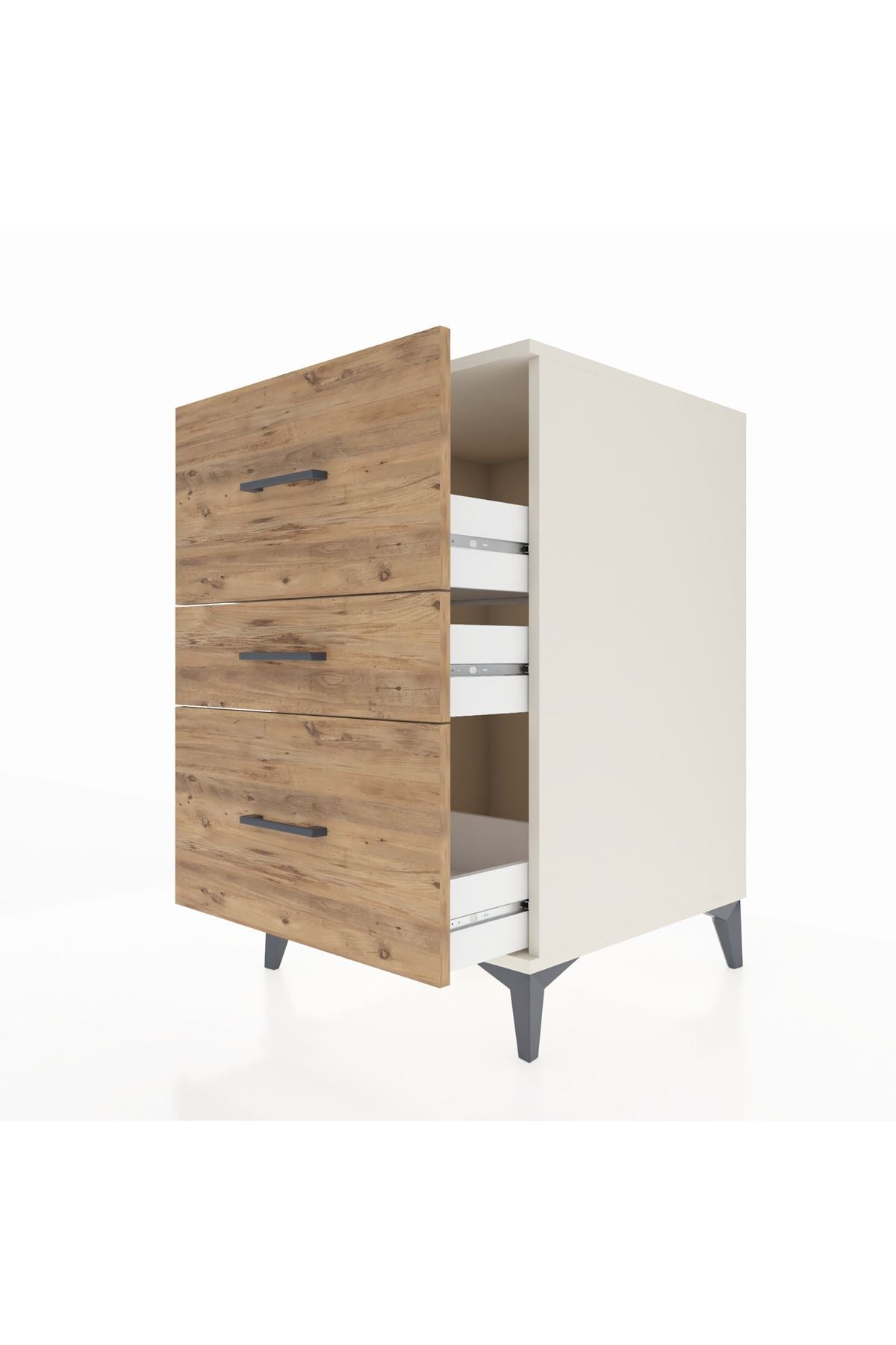 Kronos Komodin 3 Çekmeceli 60x59x96 - S80M013V3C