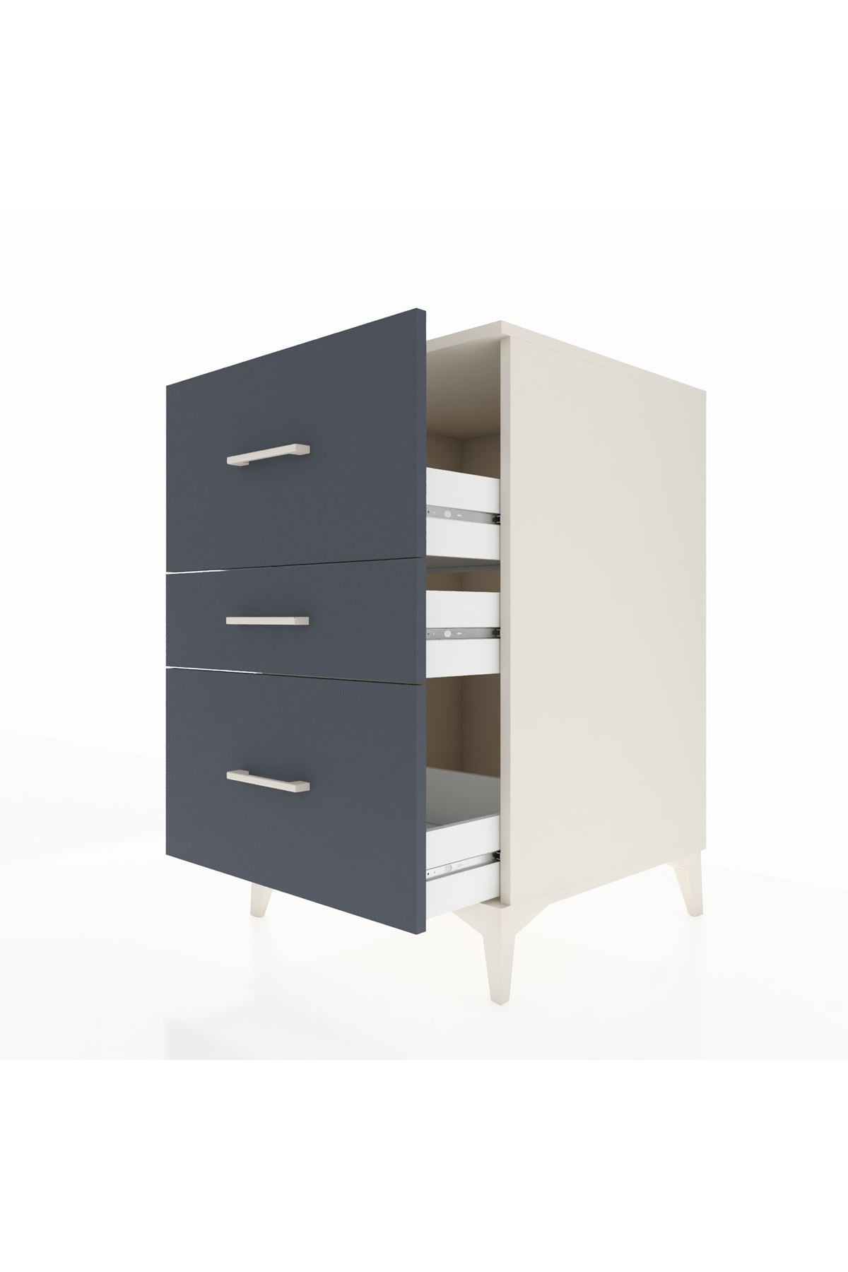 Kronos Komodin 3 Çekmeceli 60x59x96 - S80M013V2C