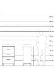 Kronos Komodin 3 Çekmeceli 60x59x96 - S80M013V1C