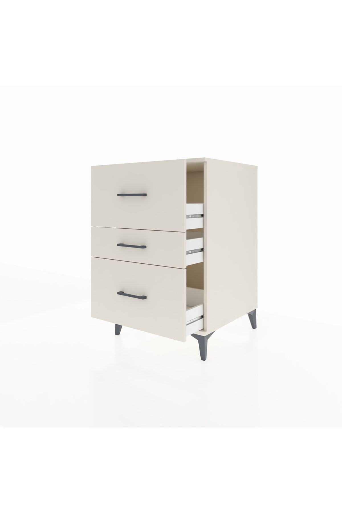 Kronos Komodin 3 Çekmeceli 60x59x96 - S80M013V1C
