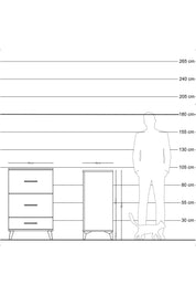Kronos Komodin 3 Çekmeceli 60x59x96 - S80M012V9C