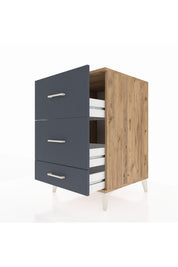Kronos Komodin 3 Çekmeceli 60x59x96 - S80M012V8C